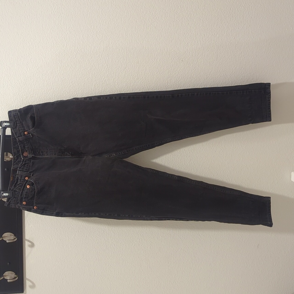 Vintage 90s Levi's 521s, Size 14 Med, Black